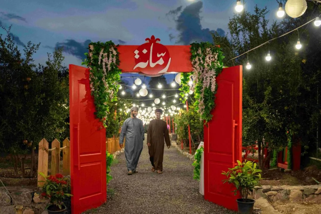 Celebrating the inaugural of
                                                                        “Rummana” experience in
                                                                        Jabel Al Akhdar